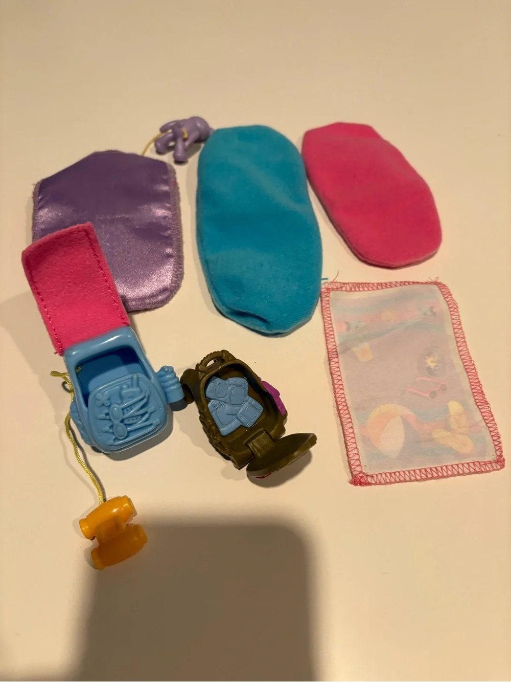 Fisher Price Loving Family Camping Items Sleeping bags Backpacks